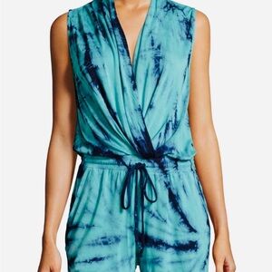 Young Fabulous & Broke - Teal Daydream Romper